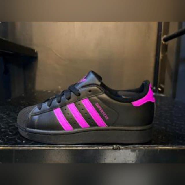Adidas Superstar II 'Black/Lucid Pink'